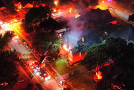 Flower Mound Firefighters Battle Intense Blaze, Rescue Elderly Couple and Pets with No Injuries