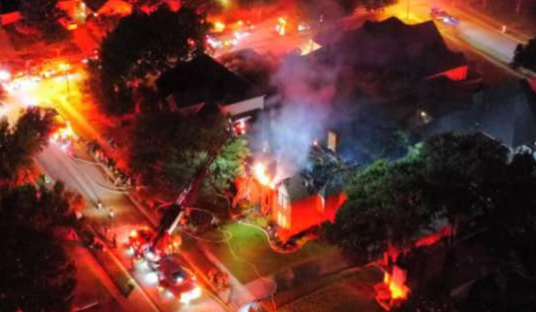 Flower Mound Firefighters Battle Intense Blaze, Rescue Elderly Couple and Pets with No Injuries