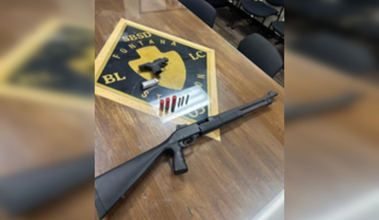 Fontana Man Arrested, Firearms Seized After Road Rage Incident in San Bernardino County