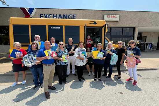 Fort Worth Community Rallies to Support Military Families at NASJRB with Successful 'Fill the Bus' School Supply Drive