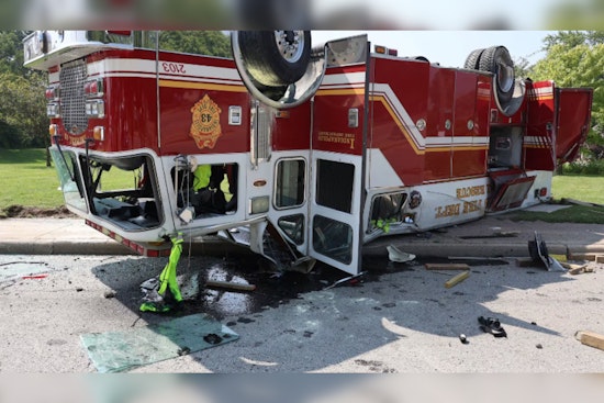 Four Firefighters Hospitalized After Truck Overturns While Responding to Fatal Crash in Indianapolis