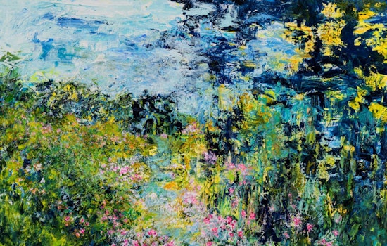 Fran Mann Goodman's Vibrant Art Exhibition "Homage to Color" Unveiled at Boca Raton Public Library