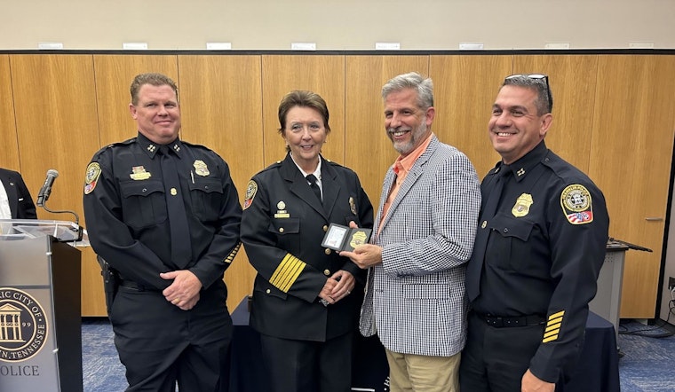 Franklin Celebrates 25 Years of Service as Lieutenant Eric Anderson Retires from Police Department