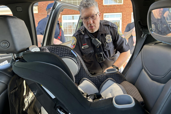 Franklin Officer Honored as Tennessee's Child Passenger Safety Technician of the Year