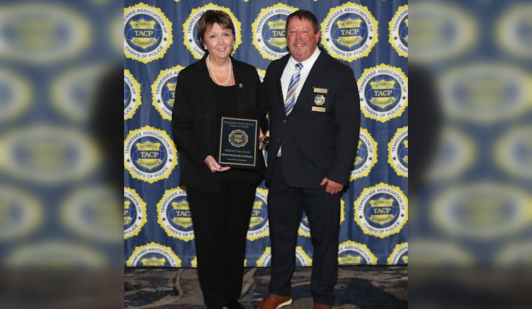 Franklin Police Chief Deb Faulkner Receives Prestigious Chief Joe Casey Award for Exceptional Service