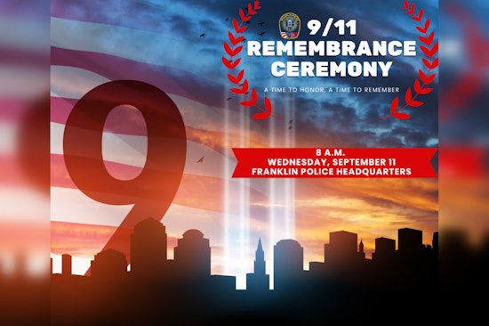 Franklin Police Department to Host 9/11 Ceremony of Reflection and Resilience