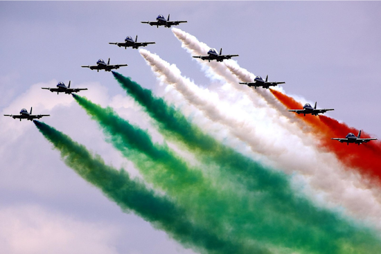 Frecce Tricolori Dazzles Philly with Aerial Display During First U.S. Tour in Over 30 Years