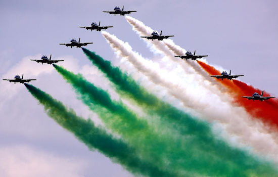 Frecce Tricolori Dazzles Philly with Aerial Display During First U.S. Tour in Over 30 Years