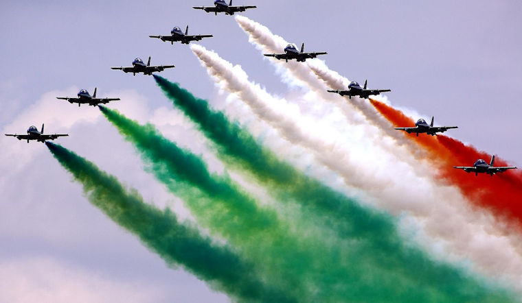 Frecce Tricolori Dazzles Philly with Aerial Display During First U.S. Tour in Over 30 Years