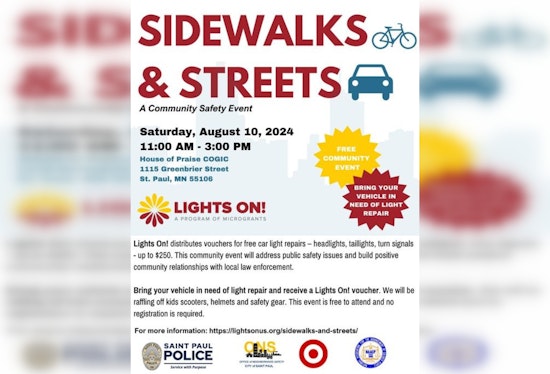Free Food and Car Light Repair Assistance at Saint Paul Police Community Event This Saturday