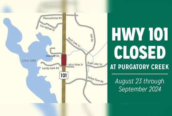 Full Closure on Highway 101 between Choctaw Circle and Sandy Hook Road Starting August 23, MnDOT Announces