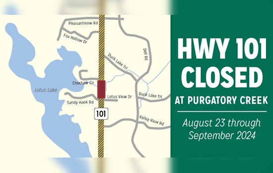 Full Closure on Highway 101 between Choctaw Circle and Sandy Hook Road Starting August 23, MnDOT Announces
