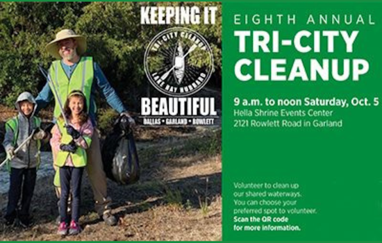 Garland Invites Community to Join 8th Annual Tri-City Cleanup Effort for Local Waterways