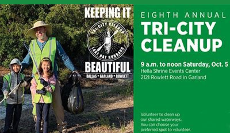 Garland Invites Community to Join 8th Annual Tri-City Cleanup Effort for Local Waterways