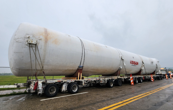 Giant 'Super Load' Tank Heads to Intel Plant in Licking County, Ohio with Scheduled Stops in Chillicothe and Rickenbacker