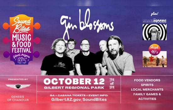 Gilbert Gears Up for Debut of Sound Bites Music & Food Festival Headlined by Gin Blossoms