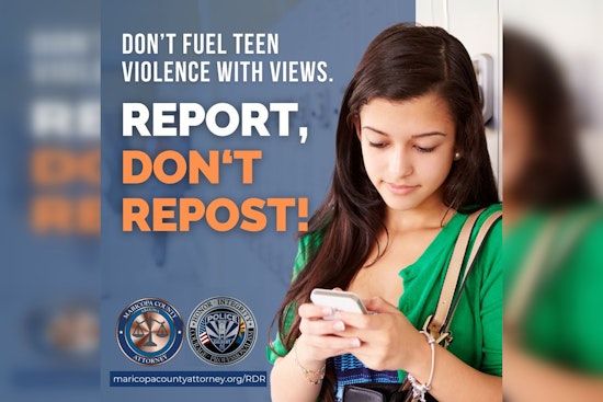 Gilbert Police Partner with Maricopa County in "Report, Don't Repost" Initiative to Curb Juvenile Crime Surge