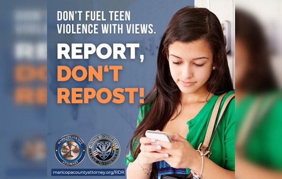 Gilbert Police Partner with Maricopa County in "Report, Don't Repost" Initiative to Curb Juvenile Crime Surge