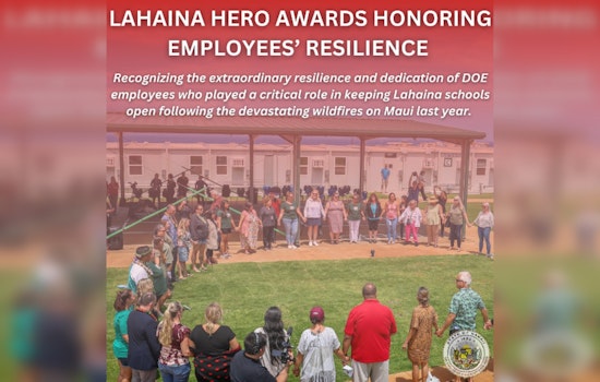 Governor Josh Green Introduces Lahaina HERO Awards to Recognize Maui Educators' Resilience Post-Wildfires, with Support from Benioff Donation