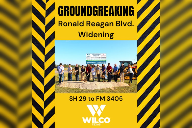 Groundbreaking Ceremony Launches Long-Awaited Ronald Reagan Blvd. Expansion in Williamson County