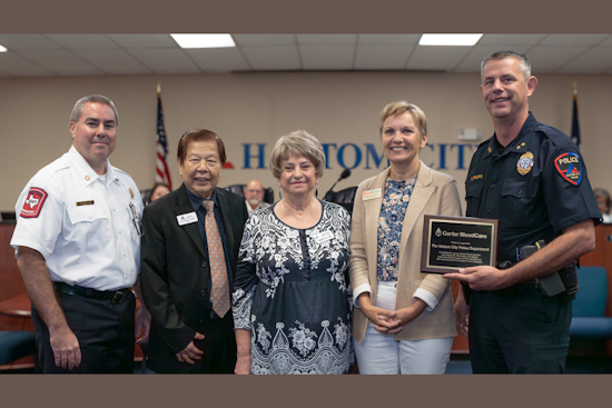 Haltom City Police Department Wins 'Battle of the Badges Blood Drive' Against Local Firefighters