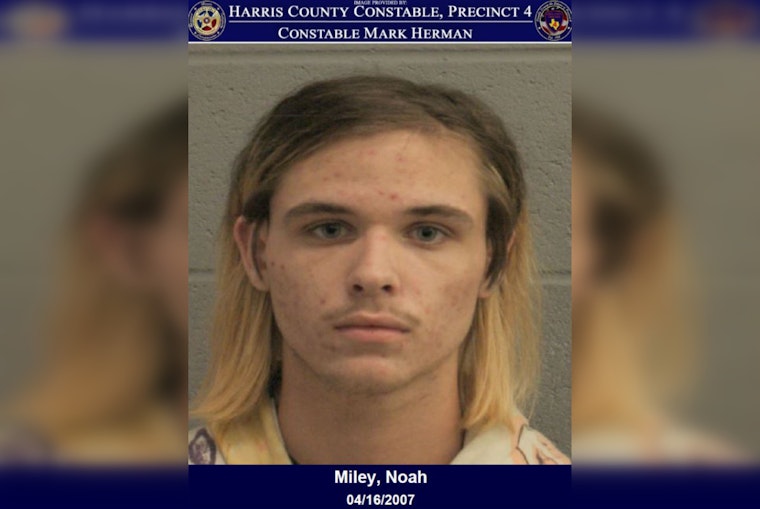 Harris County Car Chase Ends with One Suspect at Large, Authorities Seek Public's Aid to Locate Noah Miley