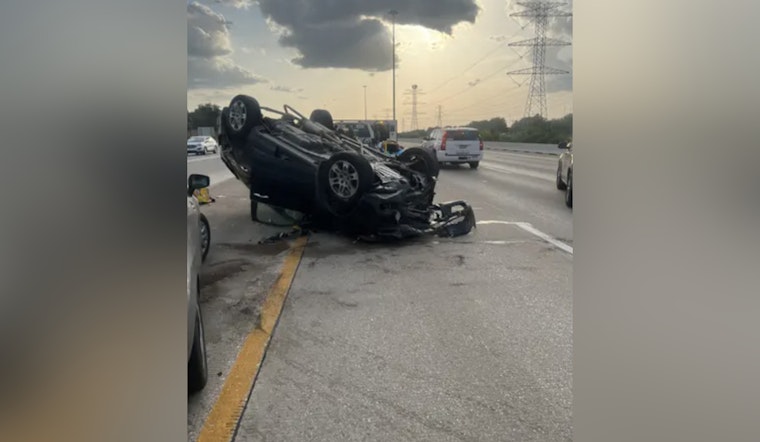 Harris County Weekend Traffic Disrupted by Major Crash and Injured Deputy in Separate Incidents