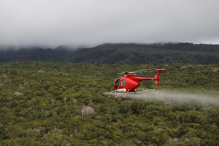 Hawaii Launches Aerial Assault with BTi Bacteria to Save Native Birds from Mosquito-Malaria on Kaua‘i and Maui