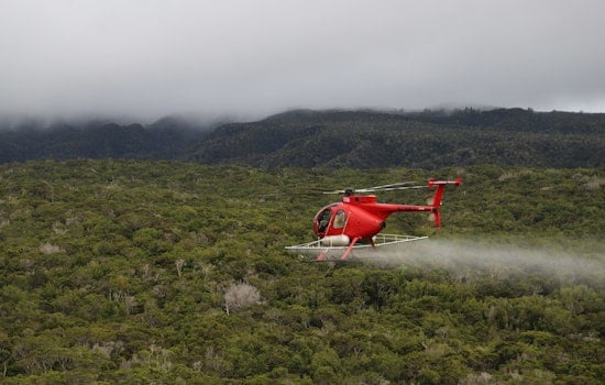Hawaii Launches Aerial Assault with BTi Bacteria to Save Native Birds from Mosquito-Malaria on Kaua‘i and Maui