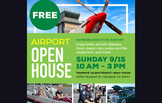 Hayward Executive Airport Invites Community for a Day of Free Family Fun and Aviation Excitement on September 15