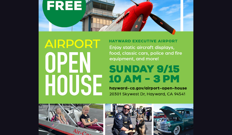 Hayward Executive Airport Invites Community for a Day of Free Family Fun and Aviation Excitement on September 15