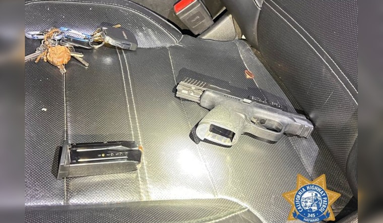 Hayward Traffic Stop Leads to Arrest for Possession of Stolen Firearm