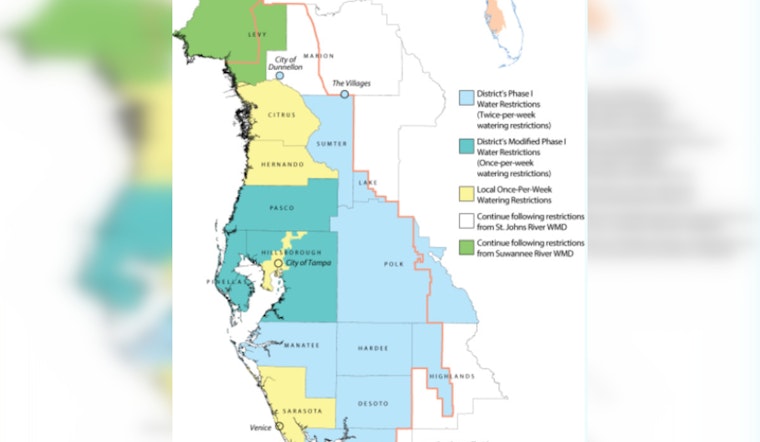 Hillsborough County Extends One-Day-a-Week Watering Restrictions to Year's End Amid Reservoir Deficit
