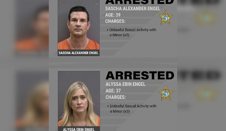 Hillsborough County Fire Rescue Lieutenant and Wife Charged with Sexually Abusing a Minor in Riverview