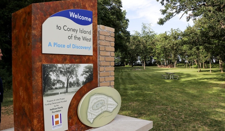 Hoffman Family Foundation Celebrated for Preserving Coney Island of the West in Lake Waconia with New Monument