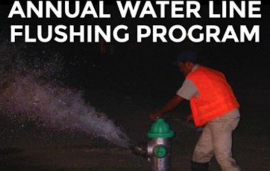 Hollywood Begins Water Line Flushing Program with Temporary Changes in Taste and Odor Expected