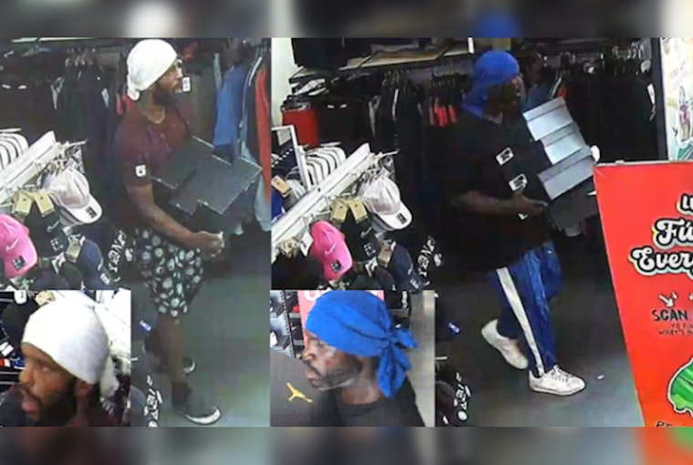 Houston Police Seek Help to Identify Suspects in Shoe Store Robbery, Reward Offered for Information