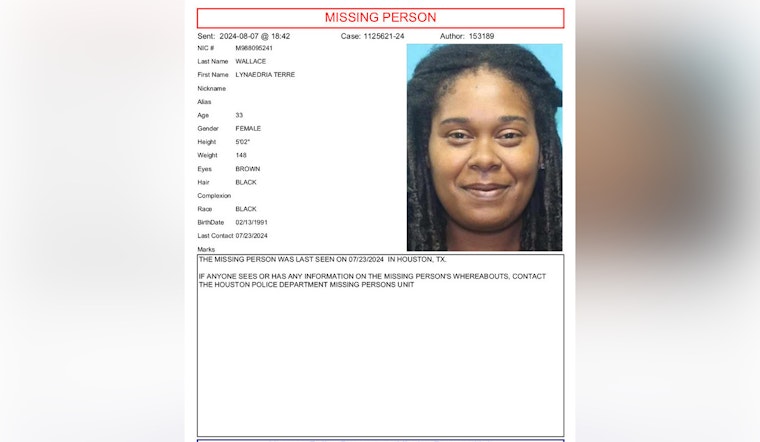 Houston Police Seek Public's Help in Locating Missing Woman Lynaedria Terre Wallace