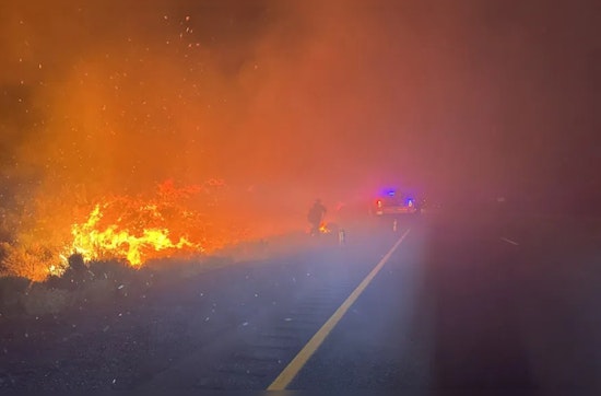 I-84 in Gilliam County Reopens After Wildfire as Officials Urge Caution for Motorists Near Arlington