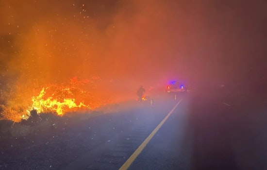 I-84 in Gilliam County Reopens After Wildfire as Officials Urge Caution for Motorists Near Arlington