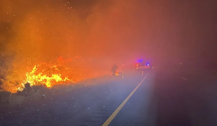 I-84 in Gilliam County Reopens After Wildfire as Officials Urge Caution for Motorists Near Arlington