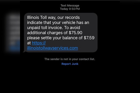 Illinois Drivers Alert, Officials Warn Against 'Tollway Services' Phishing Scam via 438 Area Code Texts