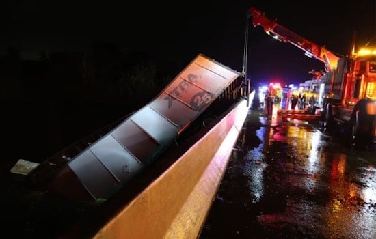 Semi-Truck Driver Perishes as Vehicle Plunges into Tampa Bypass Canal Following Early Morning Accident