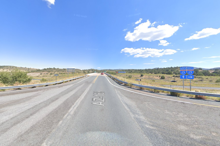 Interstate 17 in Yavapai County Closed After Dump Truck Veers off Embankment Near State Route 169