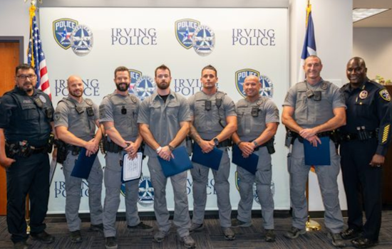Irving Police Department Celebrates Exceptional Service with 2nd Quarter Merit and Tenure Awards