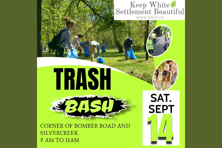 Join the Effort: White Settlement Invites Residents to Fall Trash Bash Cleanup Event