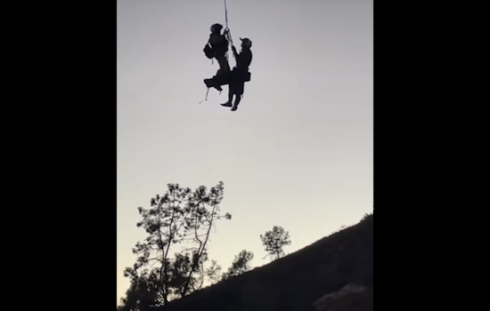 VIDEO: Joint Air Rescue Effort Saves Three After Side-by-Side Accident Near Cloverdale