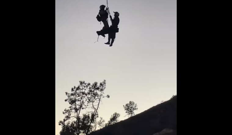 VIDEO: Joint Air Rescue Effort Saves Three After Side-by-Side Accident Near Cloverdale