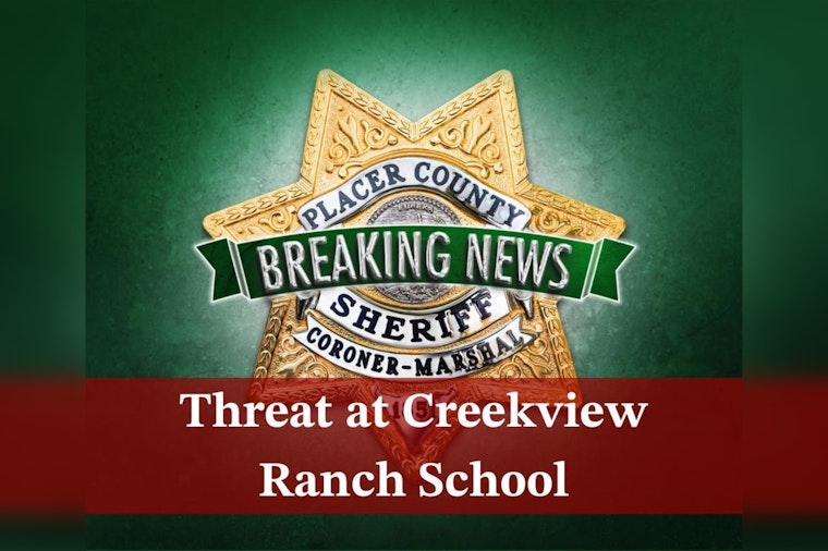Juvenile Arrested After Bomb Threat Evacuates Creekview Ranch School in Roseville Area