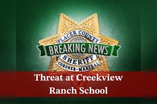 Juvenile Arrested After Bomb Threat Evacuates Creekview Ranch School in Roseville Area